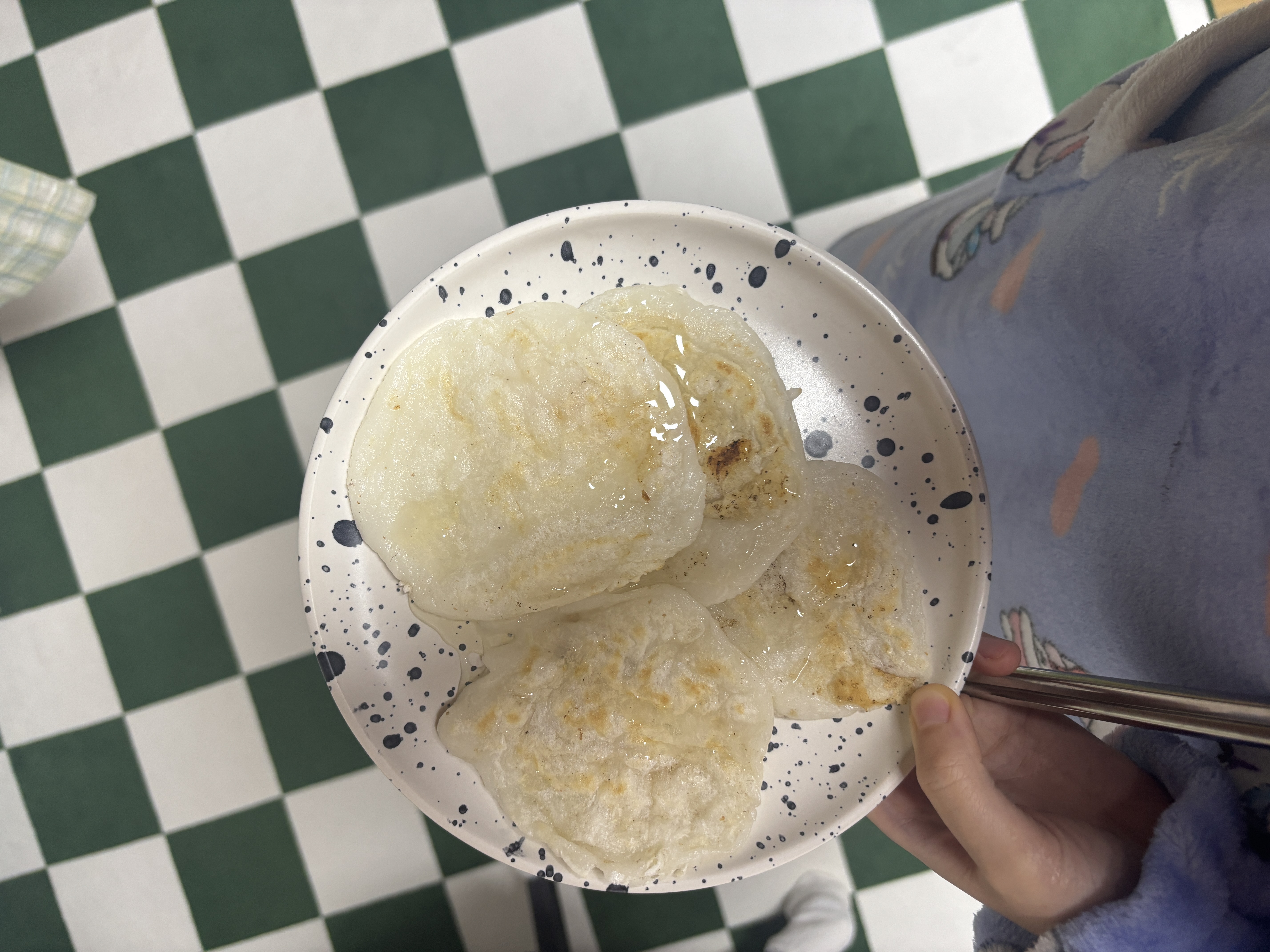 엄마가 해준 찹쌀구이(?) 먹으면서 마무리